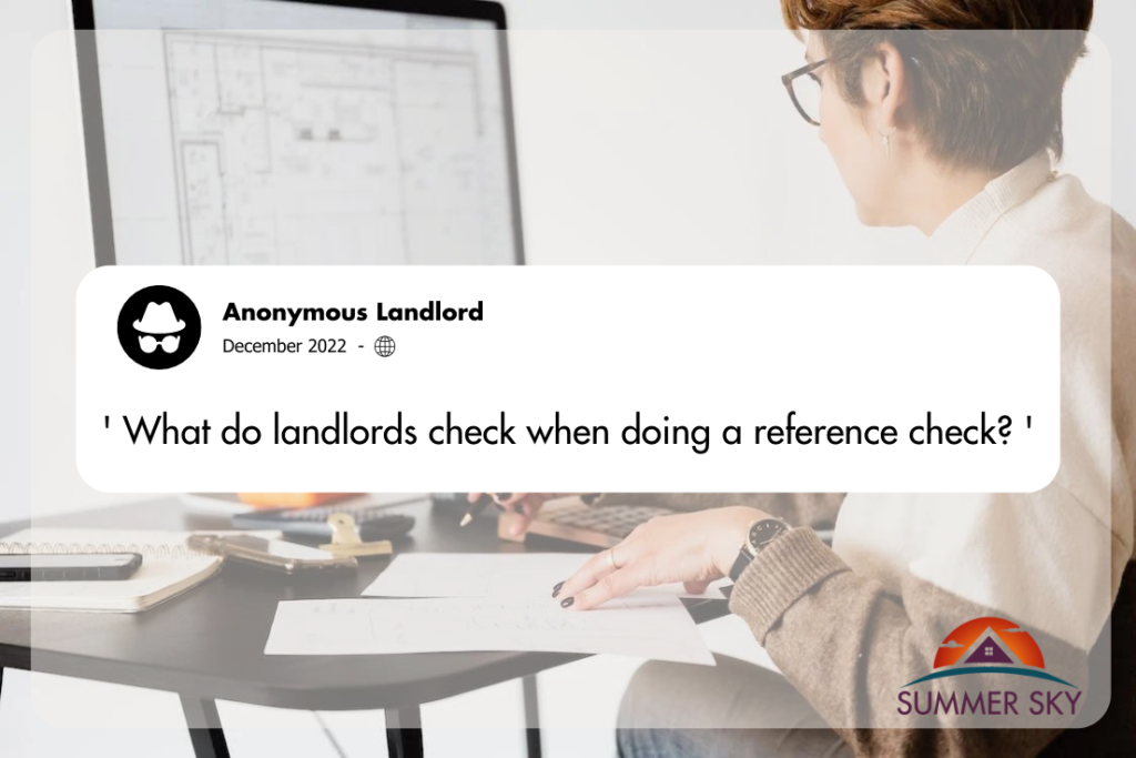 Summer Sky - Tenant Reference Check Blog - Image